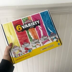 ⭐️ NEW Sealed Play-Doh 6 Variety Pack - Colorful Slime and Foam
